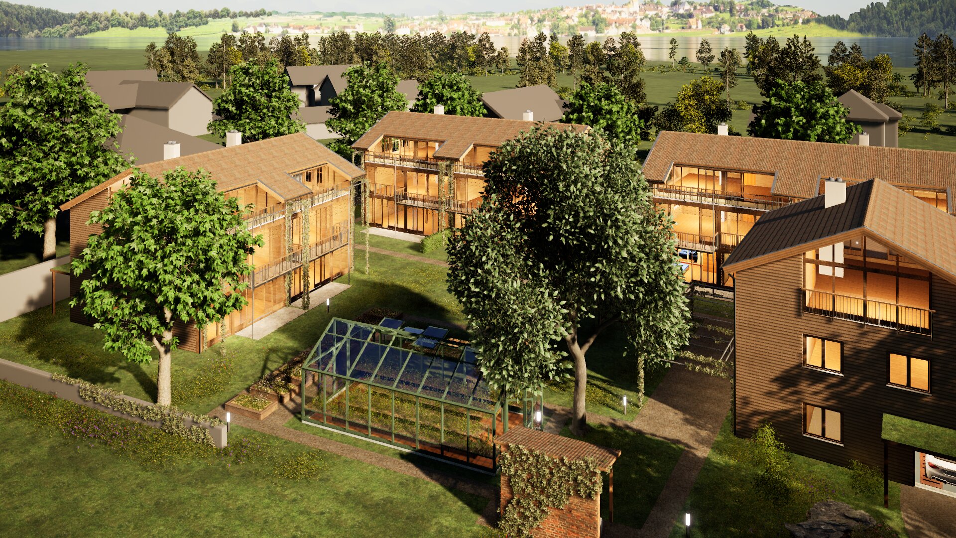 Wohnanlage mit Verkaufsräumen Wohnanlage mit Verkaufsräumen